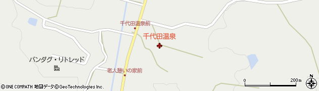 千代田温泉周辺の地図