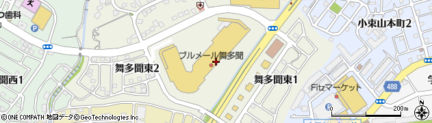 ライトオンブルメール舞多聞店周辺の地図