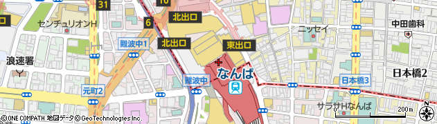サンマルクカフェ 大阪南海なんば駅店周辺の地図