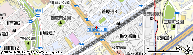 兵庫県神戸市長田区菅原通周辺の地図