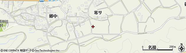 愛知県豊橋市高塚町名操周辺の地図