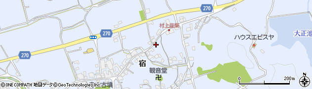 岡山県総社市宿664周辺の地図