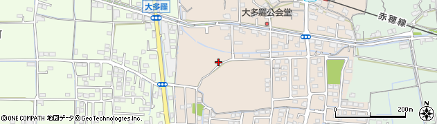 岡山県岡山市東区大多羅町周辺の地図