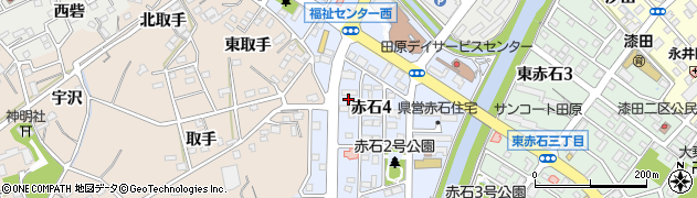 あんしん堂　田原赤石院周辺の地図