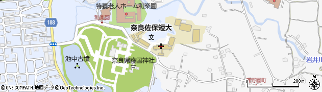 奈良市地域子育て支援センターゆめの丘ＳＡＨＯ周辺の地図