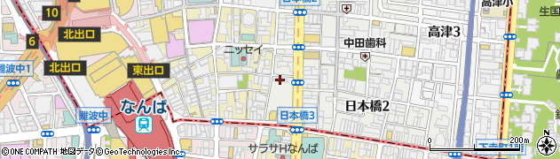 大阪刀剣会周辺の地図