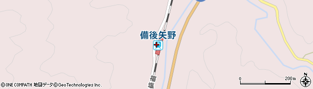 矢野駅食堂周辺の地図