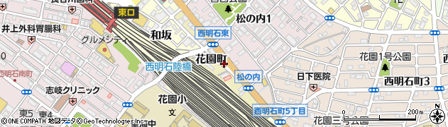 ほっかほっか亭　西明石店周辺の地図