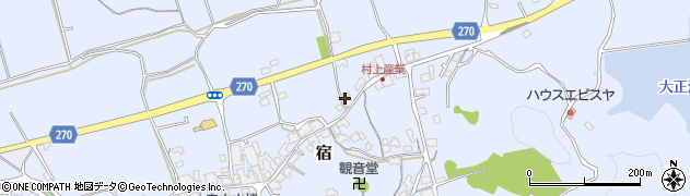 岡山県総社市宿323周辺の地図