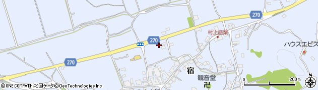 岡山県総社市宿363周辺の地図