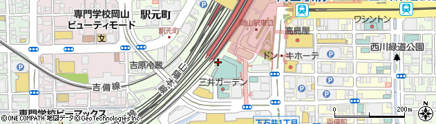 ヤマノビューティウェルネスサロンホテルグランヴィア岡山店周辺の地図