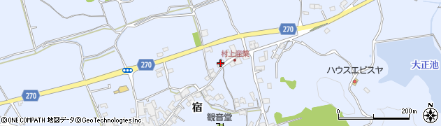 岡山県総社市宿320周辺の地図