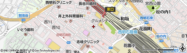 株式会社スマイル　西明石店周辺の地図
