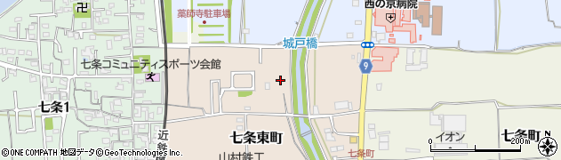 奈良県奈良市七条東町7周辺の地図