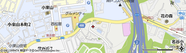 兵庫県神戸市垂水区名谷町（室山）周辺の地図