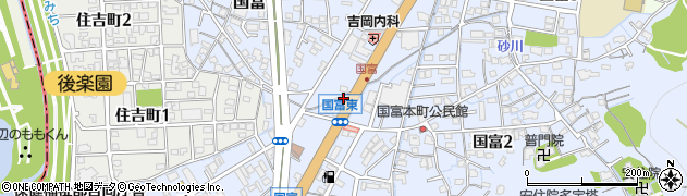 岡山県岡山市中区国富603周辺の地図
