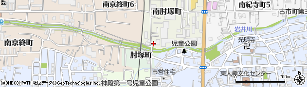 奈良県奈良市南肘塚町98周辺の地図