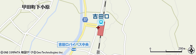 吉田口駅周辺の地図