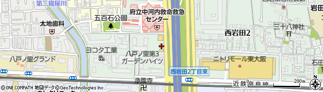 ローソン西岩田店周辺の地図