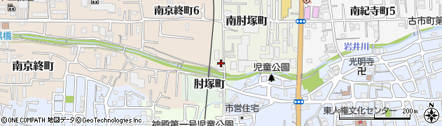 奈良県奈良市南肘塚町76周辺の地図