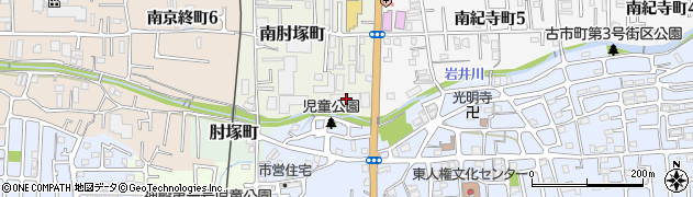 奈良県奈良市南肘塚町41周辺の地図