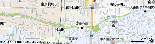 奈良県奈良市南肘塚町96周辺の地図