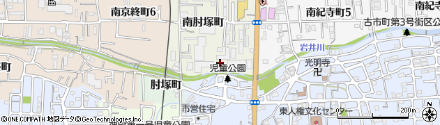 奈良県奈良市南肘塚町97周辺の地図