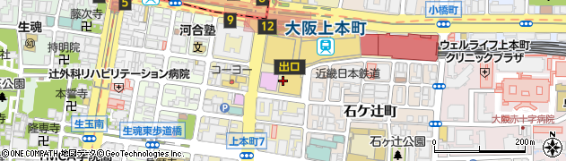 上本町ＹＵＦＵＲＡ周辺の地図