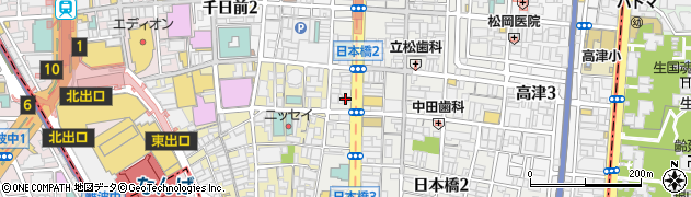 大阪府大阪市中央区日本橋2丁目5-6周辺の地図