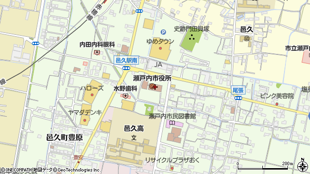 〒701-4200 岡山県瀬戸内市（以下に掲載がない場合）の地図