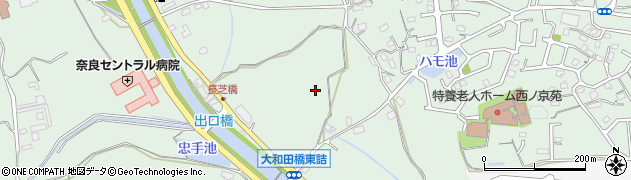 奈良県奈良市石木町周辺の地図