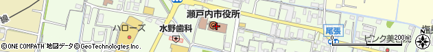 岡山県瀬戸内市周辺の地図