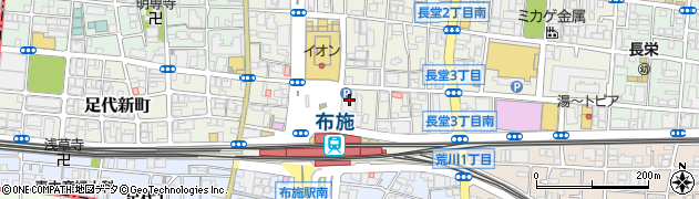 株式会社かんぽ生命保険　東大阪支店周辺の地図