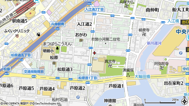 〒652-0896 兵庫県神戸市兵庫区須佐野通の地図