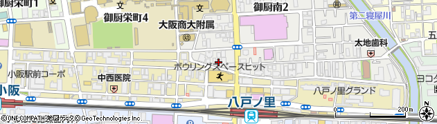 八戸ノ里温泉周辺の地図