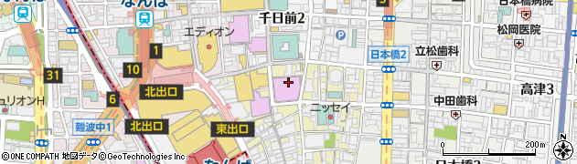 大阪府大阪市中央区難波千日前11周辺の地図