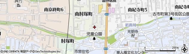奈良県奈良市南肘塚町121周辺の地図