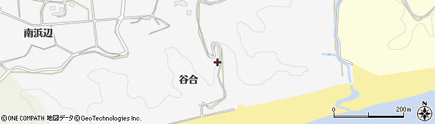 愛知県豊橋市西七根町谷合周辺の地図