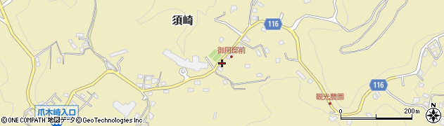 静岡県下田市須崎167周辺の地図