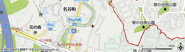 兵庫県神戸市垂水区名谷町（桜ケ谷）周辺の地図