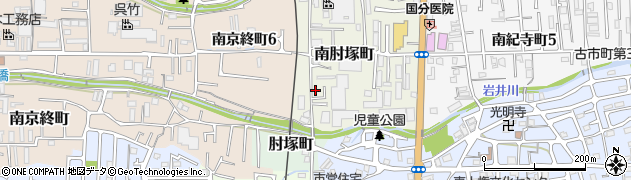 奈良県奈良市南肘塚町104周辺の地図