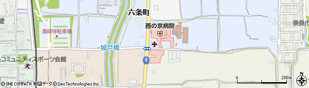 奈良県奈良市六条町103周辺の地図