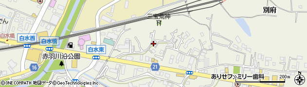 兵庫県神戸市西区伊川谷町別府102周辺の地図