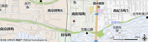 奈良県奈良市南肘塚町106周辺の地図