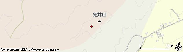 光井山周辺の地図