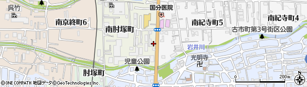 奈良県奈良市南肘塚町46周辺の地図