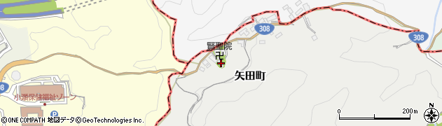 奈良県大和郡山市矢田町1937周辺の地図