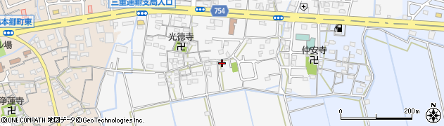 三重県津市雲出長常町668周辺の地図