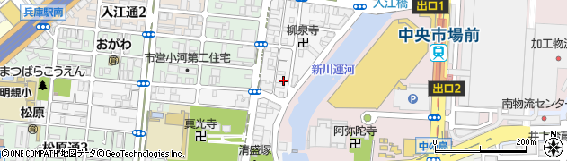 兵庫県神戸市兵庫区切戸町3周辺の地図