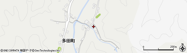 島根県益田市多田町40周辺の地図
